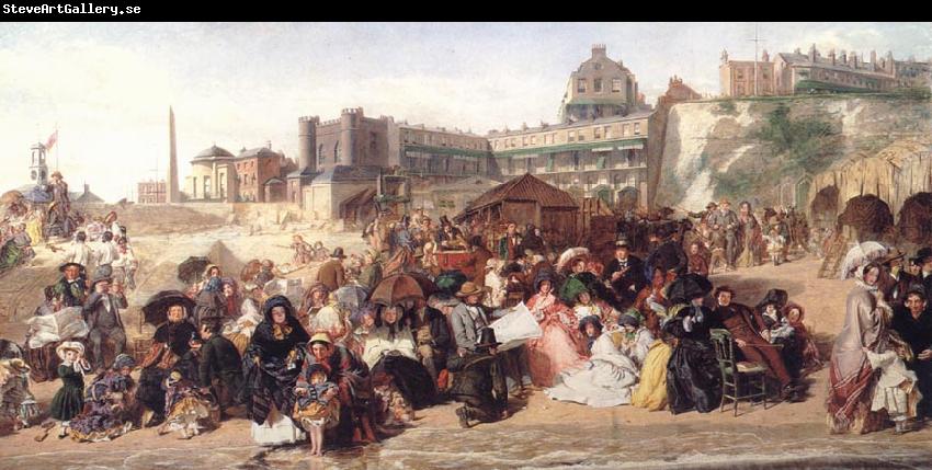 William Powell  Frith Life at the Seaside (Ramsgate Sands)